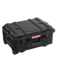 Weatherproof Hard Case, Heavy Duty Protective Dry Box Case with Pre-Cut Foam, Wheels & Retractable Pull Handles for Travel, Hunt, Military, Tactical