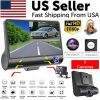 1080P 4" Dual Lens HD Car DVR Rearview Video Dash Cam Recorder Camera G-Sensor