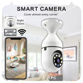 Bulb Security Camera, Outdoor, 2-Pack, HD Wireless, 360Â° Panoramic View, Motion Detection & Alarm, 2-Way Audio, Night Vision