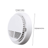 (4 Pack) Smoke Alarm Detector Home Fire Safety Sensor Alert Battery Included (Logistics only For USPS.TK/TMEU only For self-pickup)