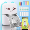 Modern Mini Thermal Label Printer, 1 Set Portable Rechargeable Photo Thermal Printer, Portable Handheld Printer, Inkless Thermal Printer
