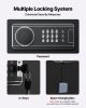 VEVOR 6-8 Gun Safe, Long Gun Cabinet for Rifles and Pistols, Quick Access Rifle Safe with 3 Ammo Slots and 2 Adjustable Racks