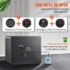 VEVOR Safe, 1.2 Cubic Feet Home Safe, Steel Security Safe with Digital Keypad and 2 Keys, Cabinet Safe with Fire-proof Bag, Protect Cash, Gold