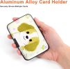 Credit Card Holder, RFID Blocking, Aluminum Alloy Hard Case, Small  Business Metal Wallet for Women Men, Dog