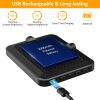Rechargeable Selfie Light Fill Light 2000mAh Portable Clip On Light with 3 Light Modes 10 Brightness Levels for Phone Laptop Live Stream Make up Photo