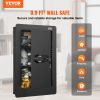 VEVOR 25.59" Tall Wall Safe, 3-Tier Hidden Wall Safe with Keypad, 3 Removable Shelves & 6 Key Holders