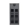 Solar LED Motion Sensor Deck Light, Black Finish, 10-50 Lumens (4-Count)