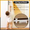 Child Safety Door Top Lock, Top Door Locks for Kids Safety Made of Durable Metal, Adjustable Child Locks for Door
