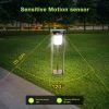 Solar Pathway Lights Outdoor LED Landscape Path Light with Dusk to Dawn Photocell Motion Sensor 1989