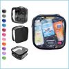 EzPacking Clear TSA Approved 3-1-1 Travel Toiletry Bag for Carry On/Quart Size Transparent Liquids Pouch for Airport Security/Reusable See Through Vin