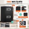 VEVOR Double Doors 4.5 cu.ft Safe Box with Key Lock & Password, Safe Lock Box with Fireproof Bag, Key Rack