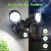 LED Security Lights Motion Sensor, 25W 2000LM Flood Lights Outdoor Motion Sensor with Remote