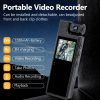 Mini Body Camera for Sports, Audio Video Recording, Night Vision, 180Â° Adjustable Lens, Motion Detection, WiFi Enabled