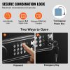 VEVOR 8-10 Rifles Gun Safe, Rifle Safe with Lock & Digital Keypad, Quick Access Tall Gun Storage Cabinet with Removable Shelf
