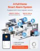VEVOR Door Chime, DC 12V, Wireless Door Open Contact Sensor Alarm Chime with 656 ft Range, Remote Control with App, Doors Ringer Alert for Business