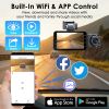 WiFi FHD 1080P 3 Channel Car Dash Cam Front Rear Inside With 32G MMC Card Motion Detection Loop Recording Infrared Night Vision Surveillance Car Camer