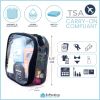 EzPacking Clear TSA Approved 3-1-1 Travel Toiletry Bag for Carry On/Quart Size Transparent Liquids Pouch for Airport Security/Reusable See Through Vin