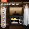 VEVOR Safe, 0.5 Cubic Feet Home Safe, Steel Security Safe with Digital Keypad and 2 Keys, Wall-Mounted Cabinet Safe Protect Cash, Gold, Jewelry