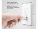 6-Pack Safety Innovations Self-Closing Outlet Covers (For Center Screw Outlets Only) - Measures 3"Wide x 4.75"High-An Alternative To Wall Socket Plugs