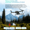 LF662 - Triple Camera - Dual Battery Drone, equipped with LED RGB lights, a large-screen remote control