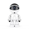 1pc Mini Robot 1080P Wifi IP Camera; Indoor Dome; Auto Body Tracking; Baby Monitor; Night Vision; Mobile Remote; View Security CCTV Camera