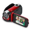 HD 1080P Digital Video Camcorder 2.7in 16X Zoom DV Camera 270Â° Rotation Rechargeable Kid Camera w/Fill Light Selfie GPCT2659
