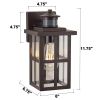 Motion sensor outdoor wall light
