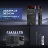Mens Business Card Holder, Slim Card Wallet for Men and Women, RFID Blocking Wallet with Pop-Up Function, Thin Design, Metal Cases Holds 6+6 Cards