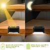 16/32PCS solar outdoor light, spring camping outdoor light, outdoor LED step light, solar charging, suitable for balconies, terraces, stairs, fences